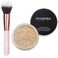 PHOERA Foundation Face Powder, Soft Focus Setting Powder, Silky Powder For Creating Without Shine, Smooths Pores &amp; Lines, Up to 24H Wear Oil Control,0.49 Oz (N.02 Cool Beige)