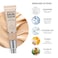 PHOERA Foundation Full Coverage,and Medium Coverage 2024 New PHOERA Foundation Makeup for Mature Skin, Wrinkles Matte Natural Finish for a Flawless Complexion (104+N04/ Buff Beige+Sand)