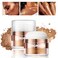 Polvo De Hadas Body Highlighter Powder, Face Brightening Shimmer Body Glitter Contour Patting Powder, Sparkling Blush Highlighter Powder for Face Eyes Body Glow Makeup, B# Golden Brown