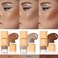 Liquid Contour Stick Makeup - Cream Face Contour Wand with Cushion Applicator, Natural Matte Long Lasting Creamy Bronzer Contour, Lightweight Silky Blendable (#02 SOFT TAN)