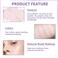4 in 1 Blush Palette, 4 Colors Matte Face Powder Blush for Cheek, Soft Pink, Peach, Lavender, Purple Face Blusher Rouge Long Lasting High Pigment Lightweight Blush Highlighter Korean Makeup