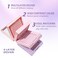 4 in 1 Blush Palette, 4 Colors Matte Face Powder Blush for Cheek, Soft Pink, Peach, Lavender, Purple Face Blusher Rouge Long Lasting High Pigment Lightweight Blush Highlighter Korean Makeup