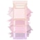 4 in 1 Blush Palette, 4 Colors Matte Face Powder Blush for Cheek, Soft Pink, Peach, Lavender, Purple Face Blusher Rouge Long Lasting High Pigment Lightweight Blush Highlighter Korean Makeup