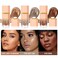Liquid Contour Stick, Soft Cream Contour Makeup, Liquid Bronzer Face Concealer Matte Contouring with Cushion Applicator, Long Lasting Silky Face Contour Cream Bronzer Contouring Makeup (101)