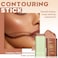 Cream Contour Stick for Cheeks Tint, Multi-Use Makeup Highlighter Blush Bronzer Stick, Natural Glow Solid Moisturizer Stick Blendable Illuminator On-the-Go Shimmer Cream Contour Makeup-03