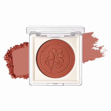 FOCALLURE Powder Palette Blush, Matte Mineral Blush Powder, Bright Shimmer Face Blush Makeup, Contour and Highlight Blush Palette, Highly Pigmented, Long Lasting, Waterproof, Blendable, #402
