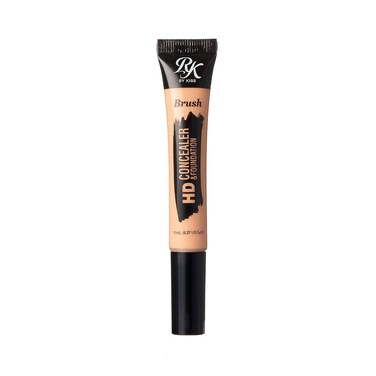 Ruby Kisses HD Concealer &amp; Foundation Flawless Full Cover Brush Face Makeup (Creamy Beige)
