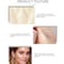 MEICOLY Baked Highlighter Powder Palette,Natural Face Highlighter Shimmer Powder,Long Lasting Glittery Highlighter Makeup Face Luminizer,01 Pearl White