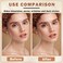 Airbrush Foundation Makeup Spray Full Coverage Foundation for Mature Skin,Long-lasting Airbrush Flawless Setting Spray,Waterproof Foundation for Smooth Radiant Skin (Natural/Warm Porcelain)