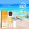 Sunscreen Setting Powder for Face,Mineral Powder Sunscreen Oil Control Natural Matte Finish Breathable,Long-lasting Face Powder SPF,All Skin (1 PCS)