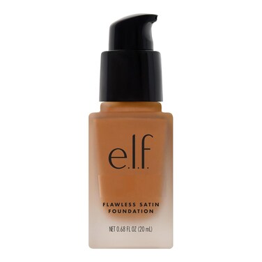 e.l.f. Flawless Finish Foundation, Lightweight &amp; Medium Coverage, Semi-Matte Finish, Caramel, 0.68 Fl Oz (20mL)
