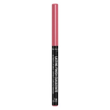 Rimmel Lasting Finish Exaggerate Automatic Lip Liner - Rich, Smooth Formula, Long Lasting - 63 Eastend Pink, .01oz