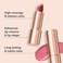 M. Asam Magic Finish Satin Lipstick (0.14 Oz) in a romantic Primrose Shade, Long-lasting, Silky matte finish without drying out, creamy texture nourishes with Hyaluronic Acid