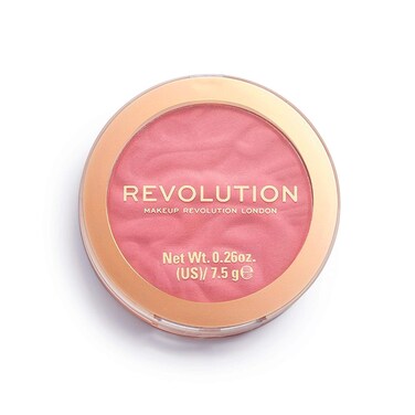Revolution Beauty, Blusher Reloaded, Pressed Powder Face Blusher, Highly Pigmented &amp; Long Lasting Formula, Pink Lady, 0.26 Oz.