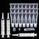 Rolybag 22 Packs Lip gloss Empty Tubes Containers(10ml),Travel empty bottle,Refillable Soft Cosmetic Squeeze Tubes For Women &amp;Girls DIY Lip Gloss Cosmetics
