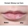 Mwah Lip Treatment CARACOCO, Vegan Korean Glossy Lip Balm, Shea Butter, Peptide, Glowy, Lightweight, Moisturize, for Dry, Chapped Lips (13g / 0.45 oz.)