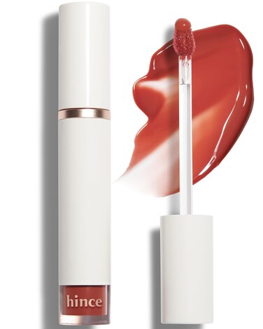 HINCE Mood Enhancer Water Liquid Glow - Non-Sticky &amp; Waterproof Lip Stain for Women - Long Wearing Lip Gloss for Natural and Glass Glow - Moisturizing Liquid Makeup, 0.16 fl.oz. (HARMONIOUS)