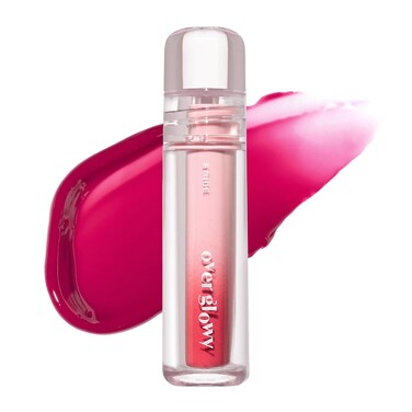 ETUDE Over Glowy Tint #5 BAMBI Cherry   Non-Sticky Vegan Lip Tint   Moisturized &amp; Long-lasting Lip Gloss   Daily Tint for Dry Lips K-beauty