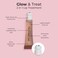 MCoBeauty 2-in-1 Glow &amp; Treat Lip Oil, Chocolate, High-Shine, Hydrating, Lightweight, Vitamins and Botanical Extracts, Vegan, Cruelty Free Cosmetics