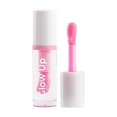 MCoBeauty Glow Up pH Cheek &amp; Lip Oil - Rosy Pink, Color-Changing, Vegan, Cruelty Free Cosmetics