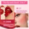 6 Color Lip Oil, Big Brush Head Hydrating Lip Glow Oil, Shiny Transparent Tinted Plumping Lip Oil, Nourishing &amp; Non-sticky Long Lasting Fresh Clear Smooth Lip Care- Set A