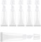 BlingKingdom 6pcs Lip Gloss Tubes 8ml Clear Soft Empty Lip Balm Containers Refillable Mini Cosmetic Tubes for Comestic Makeup and Travel Toiletries