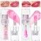 2 Pcs Magic Color Changing Lip Oil,Moisturizing Lip CareNon-Sticky Tinted Lip Oil, Fresh Texture Lip Glow Oil. (Color Changing Lip Oil &amp; Pearlescent Color Changing)