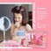 M&amp;U MAKE YOU UP Lip Gloss Set for Girls, 11Pcs Lip Care Set with Ice Cream and Lollipop Shaped Lip Glosses