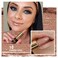 Oulac Nude Lipstick for Women with Metallic 3D Shine Lightweight Hydrating Formula, High Impact Lip Color, Vegan Beauty, Full Coverage Lip Makeup, Christmas Gifts for Women, Sahara Gold(10)