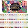 64 Pack Lip Balm, Natural Lip Balm Bulk with Vitamin E and Coconut Oil, Hydrating Lip Balm for Dry Lips, Bulk Lip Balm for Stocking Stuffers - 16 Flavors