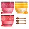 Honey Pot Lip Balm,3PCS Bee Lip Balm Honey Pot Cherry Watermelon Lip Scrub,Fade Lip Lines Prevention Dry and Cracked Lip Mask Overnight (Honey+Watermelon+Cherry)
