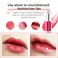 Unyoke Hydrating Lip Glow - Tinted Lip Oil for Dry Lips - Non-sticky Big Brush Head - Lip Plumping - 013
