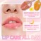2 PCS Moisturizing Honey Pot Lip Oil Lip Gloss Lip Balm, Moisturizing Propolis Sleeping Lip Mask Hydrating &amp; Prevention Dry, Winter Lip Care Products(Peach+Honey)