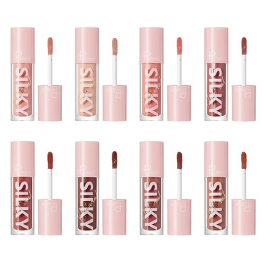 ZUK Pudaier 8Pcs Glitter Lip Gloss Set, Moisturizing Liquid Lipstick Kit Lip Plumper Gloss High Shine Lip Gloss for Women Girl