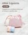 Glint Lipcerin (Icy Blue, 0.5fl oz) - Long Lasting Hydrating lip gloss with Shea Butter for a Natural Looking, Korean Skin care Ideal for Chapped, Dry, Cracked, or Damaged Lips