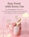 Glint Lipcerin (Icy Blue, 0.5fl oz) - Long Lasting Hydrating lip gloss with Shea Butter for a Natural Looking, Korean Skin care Ideal for Chapped, Dry, Cracked, or Damaged Lips