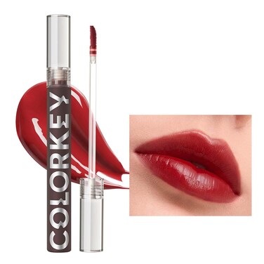 COLORKEY Lip Gloss Mirror Series, Hydrating Lip Gloss with Essential oil, High Shine Glossy Lip Tint, Hydrated &amp; Fuller-looking Lips, Long-Lasting Liquid Lipstick(R702)