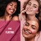 Multi-Use Makeup Cream Blush Stick, Unidollss 3-in-1 Buildable Blush Stick for Cheeks, Eyes, and Lips, Hydrating formula, All day wear, Easy Application with Thumb Puff Included (04 FLIRT)