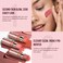 Multi-Use Makeup Cream Blush Stick, Unidollss 3-in-1 Buildable Blush Stick for Cheeks, Eyes, and Lips, Hydrating formula, All day wear, Easy Application with Thumb Puff Included (03 PALPITATING)