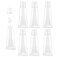 10PCS 10ml Empty Tubes Lip empty lip gloss containers Refillable Soft Clear Tubes Mini Lipgloss Dispenser Travel Toothpaste Cream Chapstick Lipstick Clear for DIY Lipgloss Balm Cosmetic