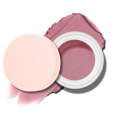 KYDA Soft Cream Blush, Lip Blush Mud, Cream to Powder Texture, Multiuse Blusher, Velvet Matte Finish, Blendable Color, Light Cover, Dusty Rose