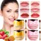 4 PCS Honey Lip Balm Honey Pot, Strawberry &amp; Honey Lip Mask, Reduces Lip Lines, Hydrate &amp; Moisturizing Lip Skin Care, Prevention Dry Cracked Lips, Honey Lip Balm for Lip Repair Treatment
