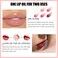 2PCS Lip Oil Set, Hydrating Lip Glow Oil Lip Plumper Gloss, Tinted Lip Oils Transparent Long Lasting Non-sticky Lip Gloss, Plumping Lip Gloss Lip Care Kit (Raspberry &amp; Pink)