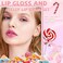 Swirl Twisted Mini Lip Gloss+Jelly Lip Balm Set, Plumping Moisturizing Smooth Soft Glossy Finish Flavored Lip Care Kit Makeup for Women Girls, Hydrating Long Lasting Pink Tinted Lip Glaze