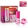 Swirl Twisted Mini Lip Gloss+Jelly Lip Balm Set, Plumping Moisturizing Smooth Soft Glossy Finish Flavored Lip Care Kit Makeup for Women Girls, Hydrating Long Lasting Pink Tinted Lip Glaze