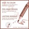 Lip Liner Marker Pen, Lip Stain Liquid Lip Liner Pencil Kit, Waterproof and Long Lasting Nude Lip Liner and Lip Gloss Combo, Non-Stick Cup Nourishing Clear Lip Butter Gloss Set Makeup