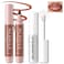 Lip Liner Marker Pen, Lip Stain Liquid Lip Liner Pencil Kit, Waterproof and Long Lasting Nude Lip Liner and Lip Gloss Combo, Non-Stick Cup Nourishing Clear Lip Butter Gloss Set Makeup
