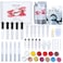 DIY Lip Gloss Making Kit - 26 Pcs DIY Lip Gloss Set, Make Your Own Lip Gloss With Lip Gloss Base 150 Ml, 16 Lip Gloss Tude, 12 Powder Pigment And Other Tool