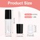 10Pcs Lip Gloss Tubes Empty, 1.2ml Mini Refillable Lip Balm Bottles Empty Lip Gloss Tubes with Wand Clear Lip Gloss Containers Makeup Containers Bottles for Lipstick Samples Lip Balms Lip Gloss Making