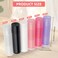 12 PCS Empty Lip Balm Tubes Lip Balm Containers, 5.5ml (3/16 Oz) PP Lip Gloss Tubes Reusable Lip Gloss Containers with Caps Lipstick Tubes Containers for DIY, Classic Black &amp; White &amp; Girly Pink
